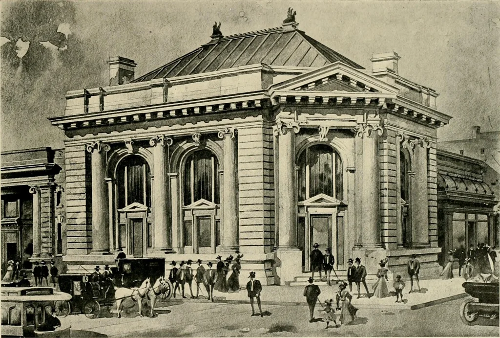 An illustration from Examples from work of Frank P. Milburn and Company, architects, Washington, D. C, 1906, leaf 52