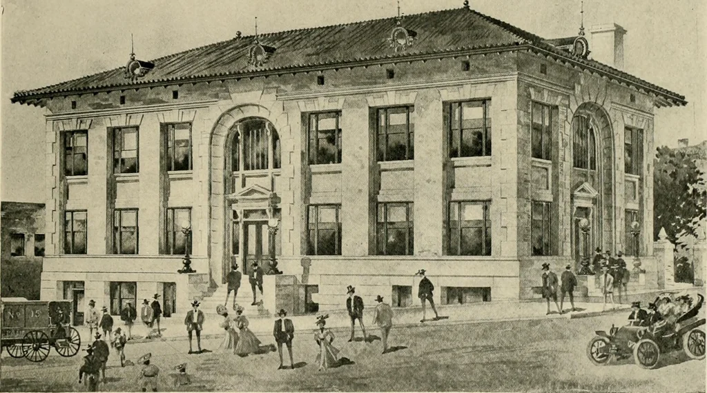 An illustration from Examples from work of Frank P. Milburn and Company, architects, Washington, D. C, 1906, leaf 56