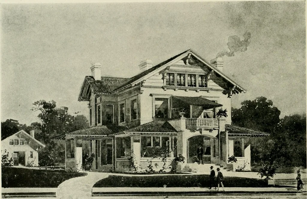 An illustration from Examples from work of Frank P. Milburn and Company, architects, Washington, D. C, 1906, leaf 71