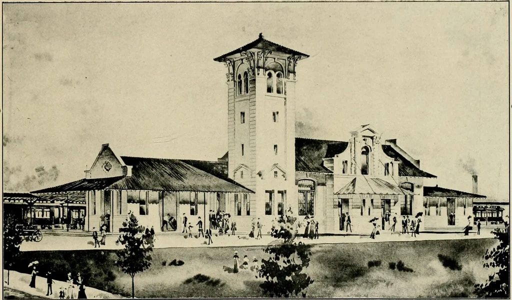 An illustration from Examples from work of Frank P. Milburn and Company, architects, Washington, D. C, 1906, leaf 72