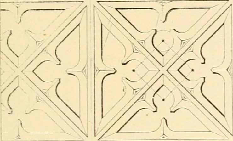 An illustration from Examples of Gothic architecture : selected from various ancient edifices in England ; consisting of plans, elevations, sections, and parts at large ; calculated to exemplify the various styles and the practical construction of this admired class of architecture ; accompanied by historical and descriptive accounts, 1895, leaf 137