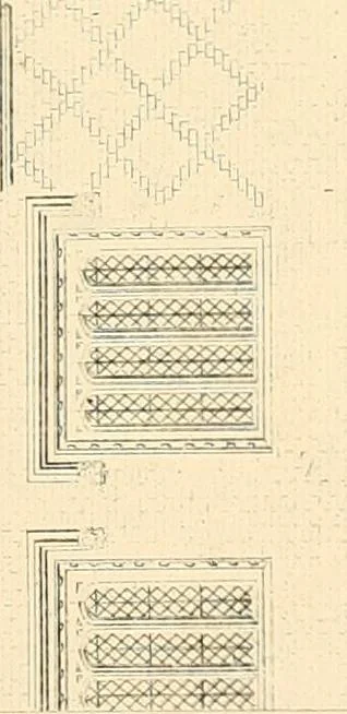 An illustration from Examples of Gothic architecture : selected from various ancient edifices in England ; consisting of plans, elevations, sections, and parts at large ; calculated to exemplify the various styles and the practical construction of this admired class of architecture ; accompanied by historical and descriptive accounts, 1895, leaf 233
