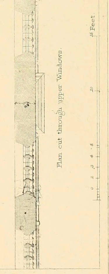 An illustration from Examples of Gothic architecture : selected from various ancient edifices in England ; consisting of plans, elevations, sections, and parts at large ; calculated to exemplify the various styles and the practical construction of this admired class of architecture ; accompanied by historical and descriptive accounts, 1895, leaf 233