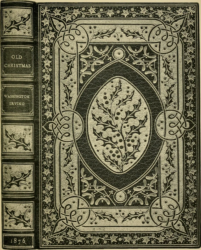 An illustration from Examples of bookbinding executed by Robt. Rivière & Son : exhibited at the Leipzig Exhibition in 1914 for a few weeks prior to the Great War on the outbreak of which they were placed in the cellars of the Leipzig Museum, where they remained for five years, 1920, leaf 74
