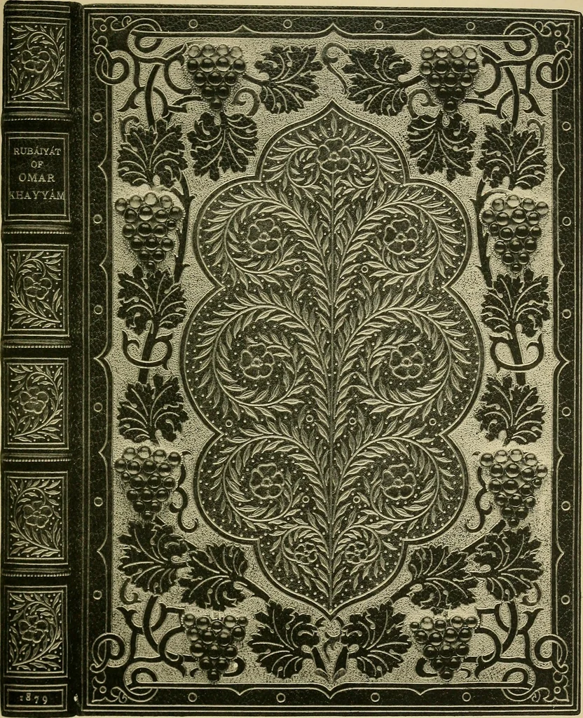 An illustration from Examples of bookbinding executed by Robt. Rivière & Son : exhibited at the Leipzig Exhibition in 1914 for a few weeks prior to the Great War on the outbreak of which they were placed in the cellars of the Leipzig Museum, where they remained for five years, 1920, leaf 80