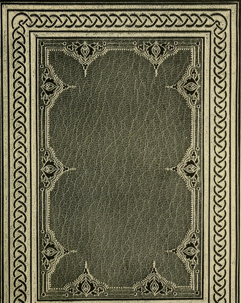 An illustration from Examples of bookbinding executed by Robt. Rivière & Son : exhibited at the Leipzig Exhibition in 1914 for a few weeks prior to the Great War on the outbreak of which they were placed in the cellars of the Leipzig Museum, where they remained for five years, 1920, leaf 82