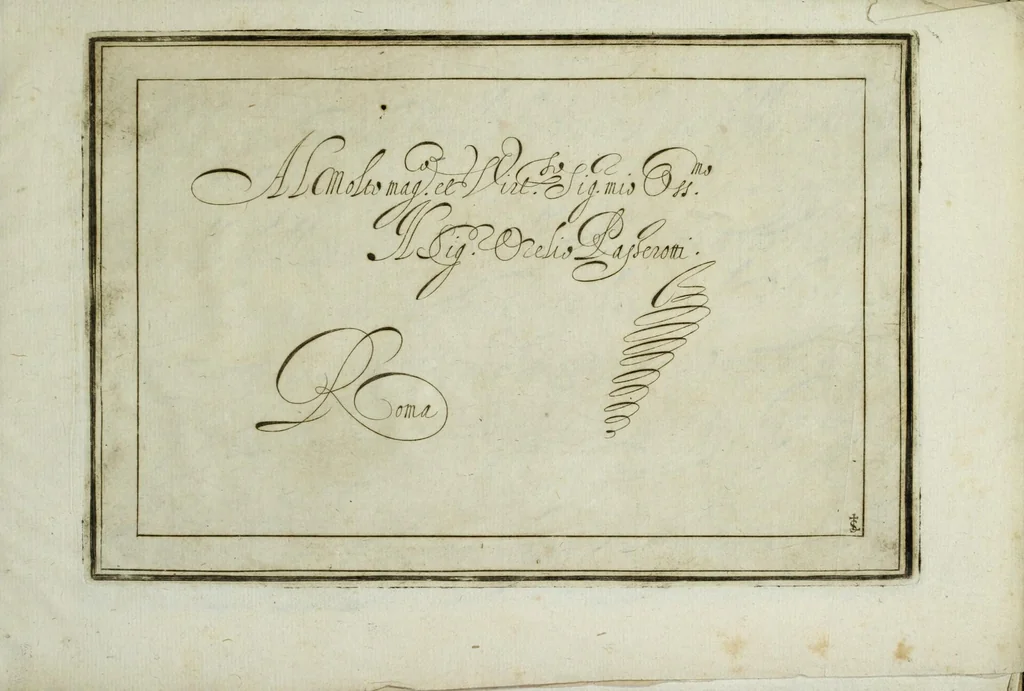 An illustration from [Examples of the chancery hand, engraved], 1598, leaf 27