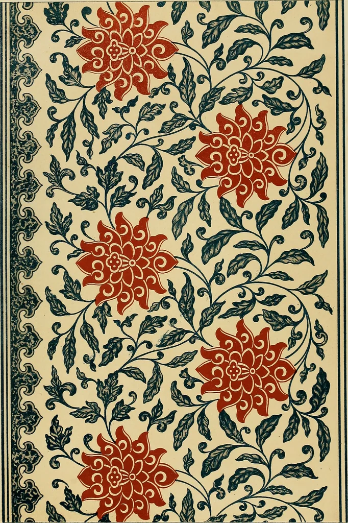 An illustration from Examples of Chinese ornament selected from objects in the South Kensington museum and other collections, 1867, leaf 112