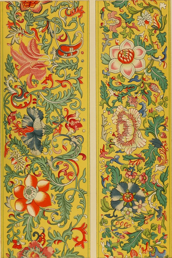 An illustration from Examples of Chinese ornament selected from objects in the South Kensington museum and other collections, 1867, leaf 126