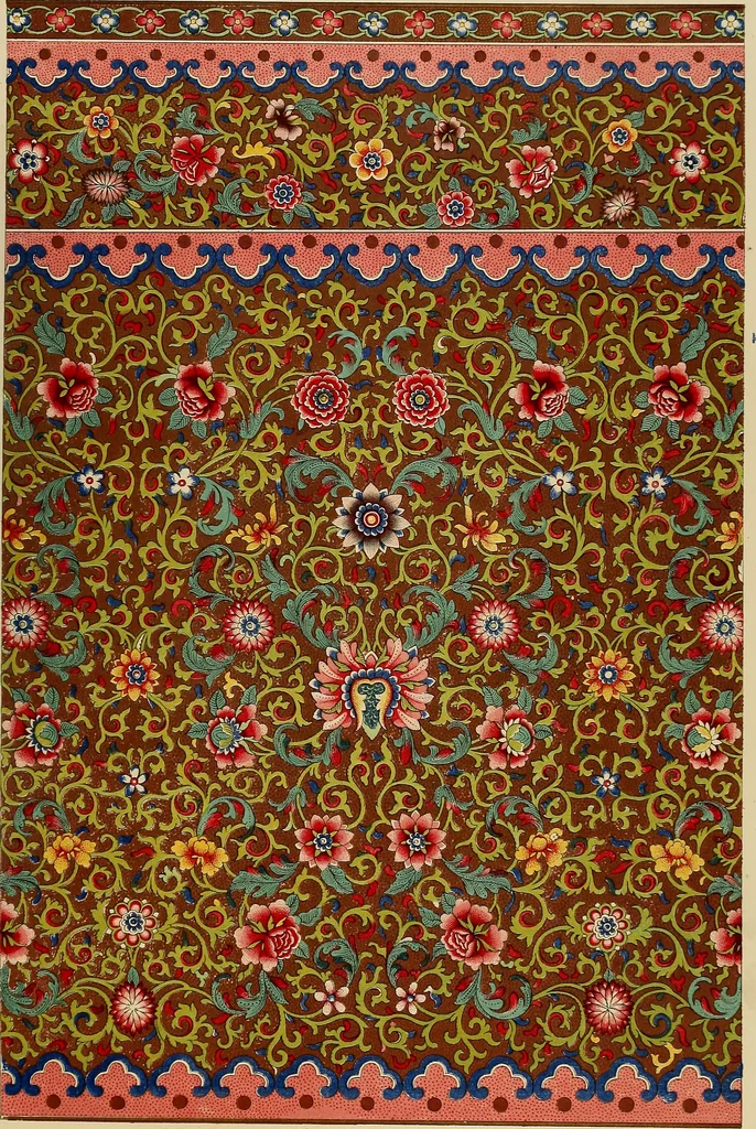 An illustration from Examples of Chinese ornament selected from objects in the South Kensington museum and other collections, 1867, leaf 132