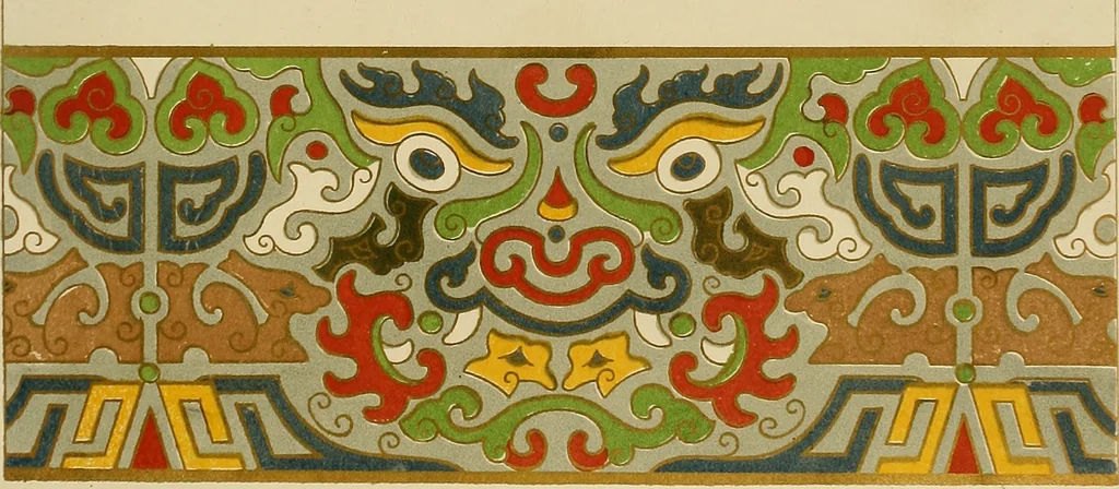 An illustration from Examples of Chinese ornament selected from objects in the South Kensington museum and other collections, 1867, leaf 140