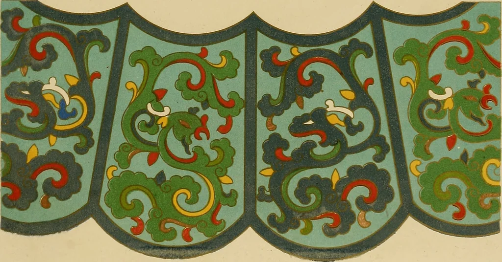 An illustration from Examples of Chinese ornament selected from objects in the South Kensington museum and other collections, 1867, leaf 146