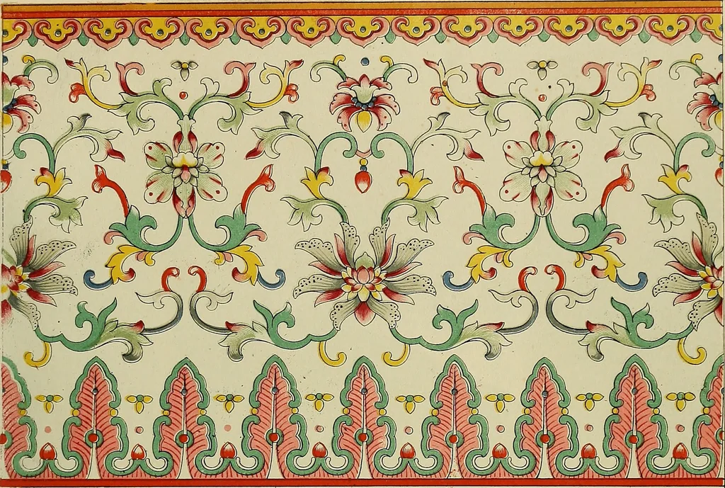 An illustration from Examples of Chinese ornament selected from objects in the South Kensington museum and other collections, 1867, leaf 148