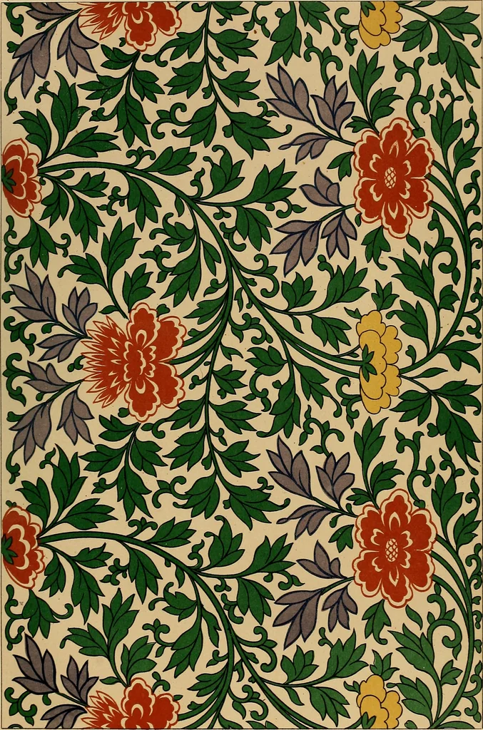 An illustration from Examples of Chinese ornament selected from objects in the South Kensington museum and other collections, 1867, leaf 156