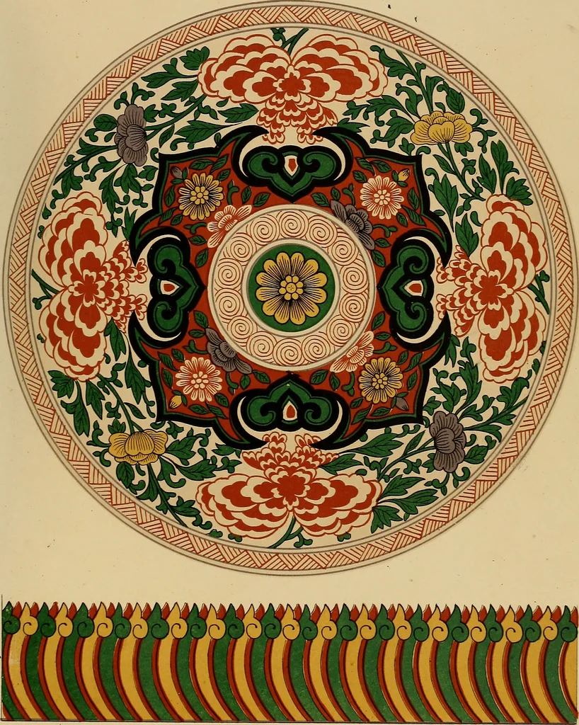 An illustration from Examples of Chinese ornament selected from objects in the South Kensington museum and other collections, 1867, leaf 162