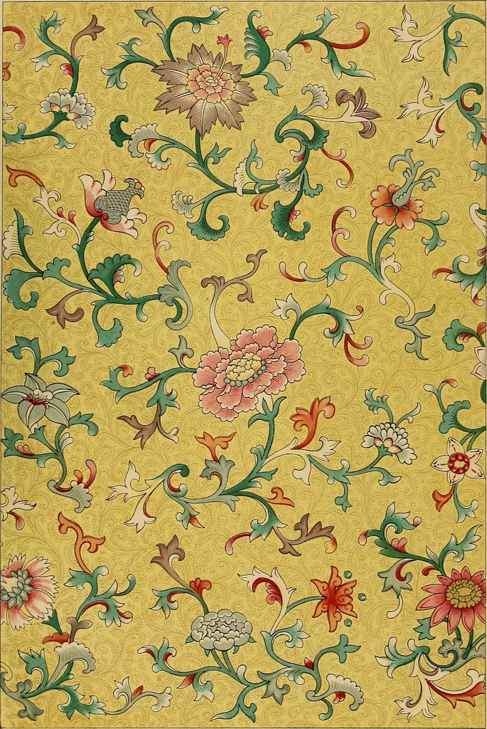 An illustration from Examples of Chinese ornament selected from objects in the South Kensington museum and other collections, 1867, leaf 186