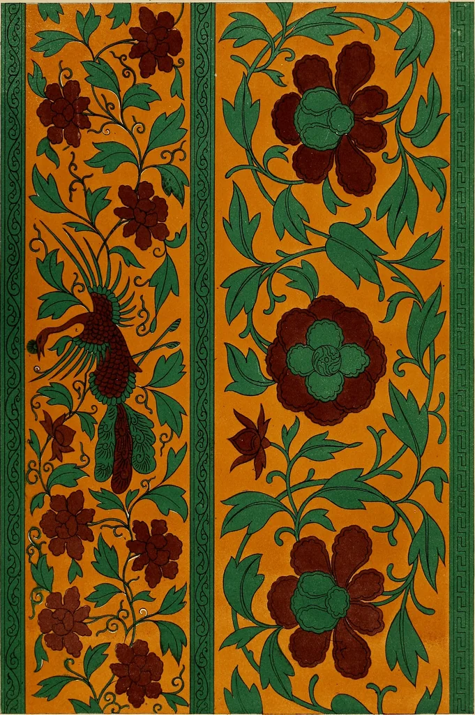 An illustration from Examples of Chinese ornament selected from objects in the South Kensington museum and other collections, 1867, leaf 198