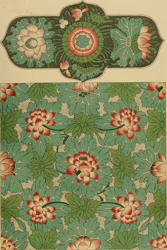 An illustration from Examples of Chinese ornament selected from objects in the South Kensington museum and other collections, 1867, leaf 200