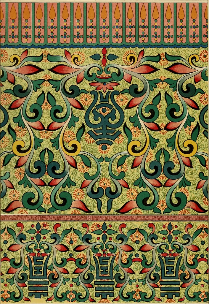An illustration from Examples of Chinese ornament selected from objects in the South Kensington museum and other collections, 1867, leaf 210
