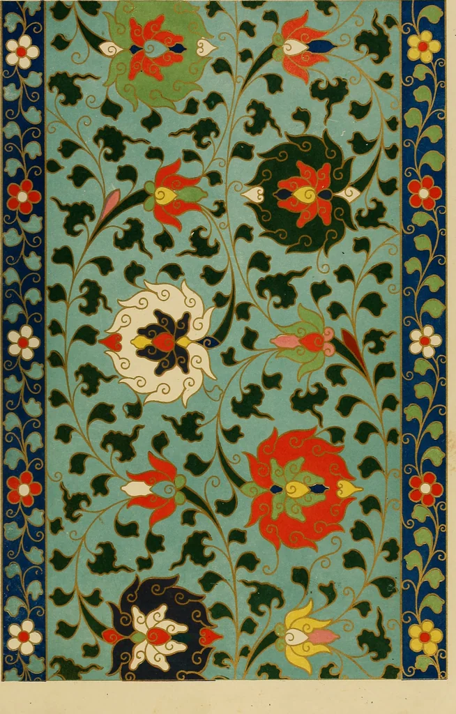 An illustration from Examples of Chinese ornament selected from objects in the South Kensington museum and other collections, 1867, leaf 42