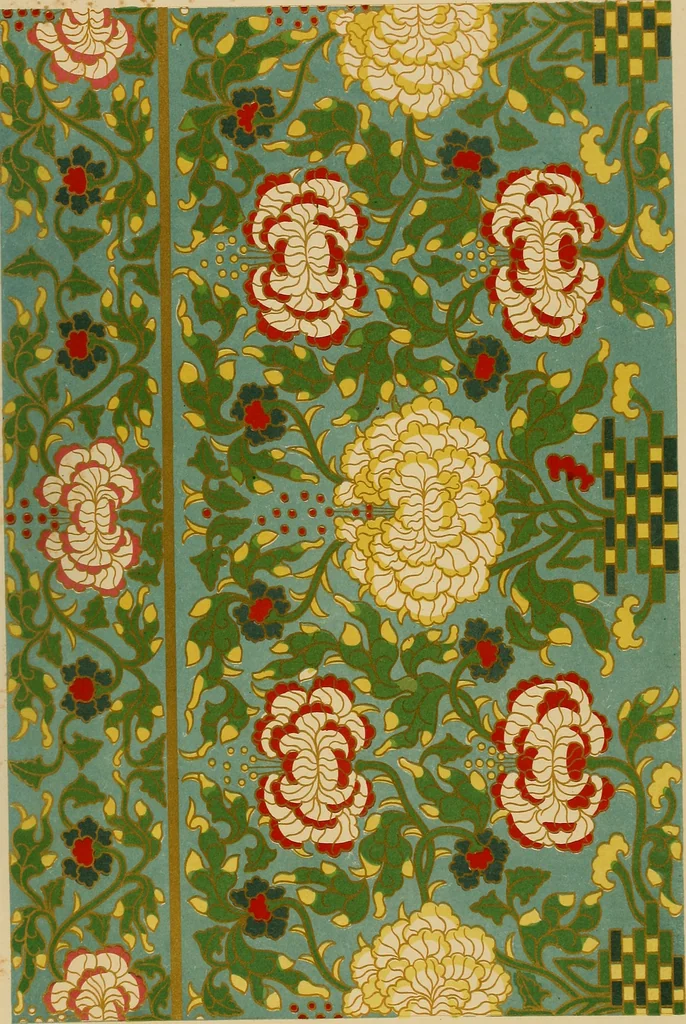 An illustration from Examples of Chinese ornament selected from objects in the South Kensington museum and other collections, 1867, leaf 48