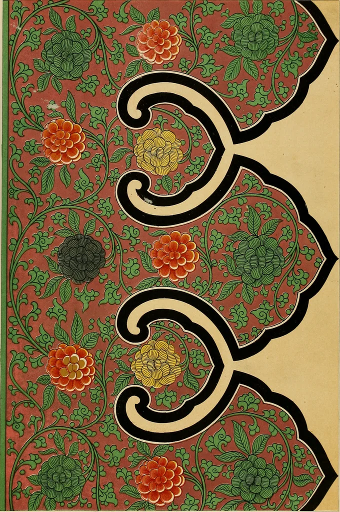 An illustration from Examples of Chinese ornament selected from objects in the South Kensington museum and other collections, 1867, leaf 56