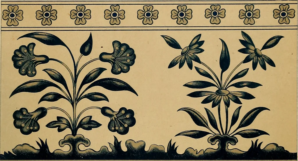 An illustration from Examples of Chinese ornament selected from objects in the South Kensington museum and other collections, 1867, leaf 62