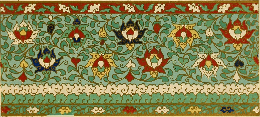An illustration from Examples of Chinese ornament selected from objects in the South Kensington museum and other collections, 1867, leaf 76