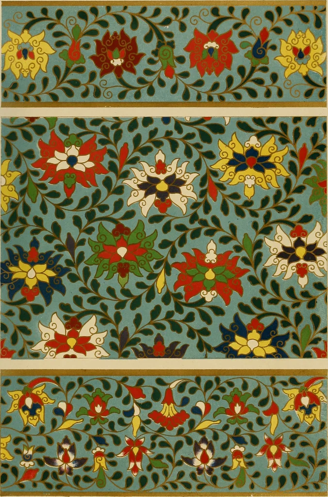 An illustration from Examples of Chinese ornament selected from objects in the South Kensington museum and other collections, 1867, leaf 80