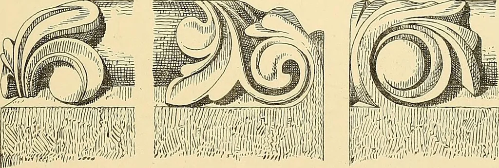 An illustration from Examples of English medieval foliage and coloured decoration, taken from buildings of the twelfth to the fifteenth century: with descriptive letterpress, 1874, leaf 145