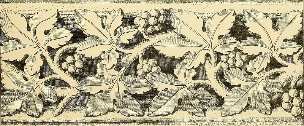 An illustration from Examples of English medieval foliage and coloured decoration, taken from buildings of the twelfth to the fifteenth century: with descriptive letterpress, 1874, leaf 177