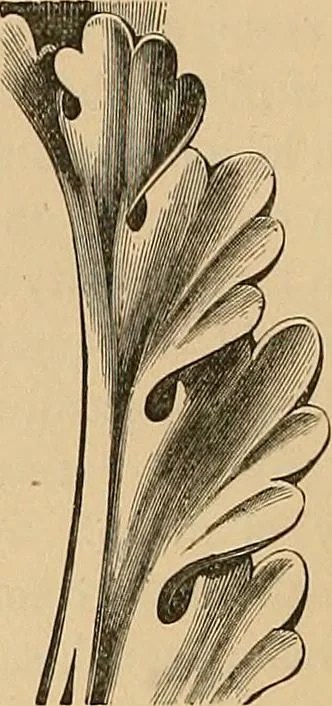 An illustration from Examples of English medieval foliage and coloured decoration, taken from buildings of the twelfth to the fifteenth century: with descriptive letterpress, 1874, leaf 26