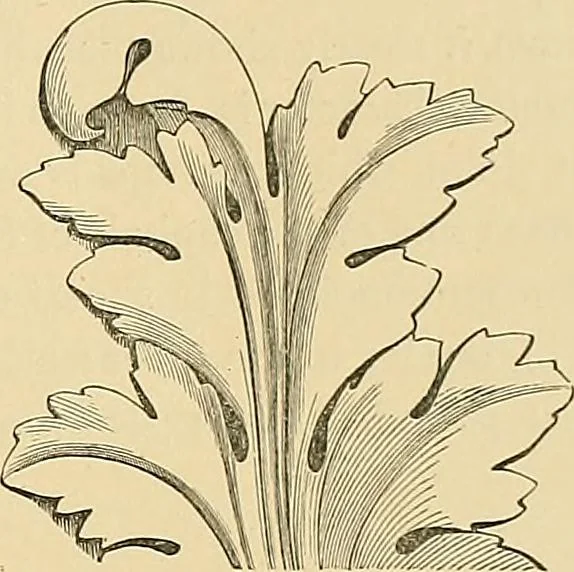 An illustration from Examples of English medieval foliage and coloured decoration, taken from buildings of the twelfth to the fifteenth century: with descriptive letterpress, 1874, leaf 27