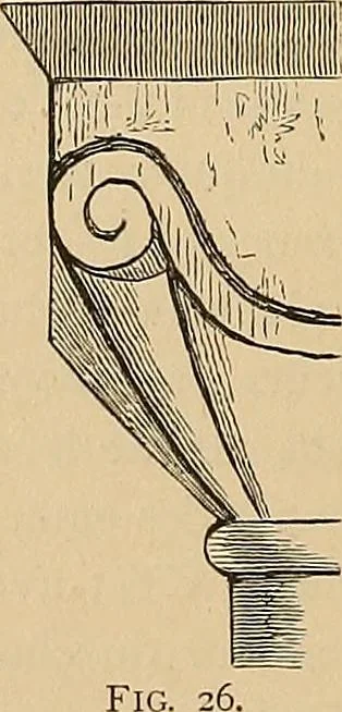 An illustration from Examples of English medieval foliage and coloured decoration, taken from buildings of the twelfth to the fifteenth century: with descriptive letterpress, 1874, leaf 44