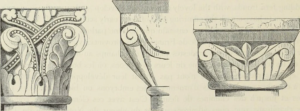 An illustration from Examples of English mediaeval foliage and coloured decoration, taken from buildings of the twelfth to the fifteenth century: with descriptive letterpress, 1874, leaf 34