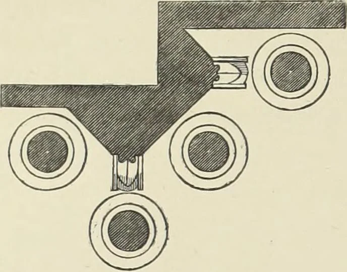 An illustration from Examples of English mediaeval foliage and coloured decoration, taken from buildings of the twelfth to the fifteenth century: with descriptive letterpress, 1874, leaf 52