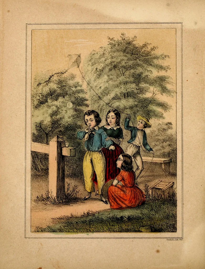 An illustration from Examples of goodness : narrated for the young, 1853, leaf 130