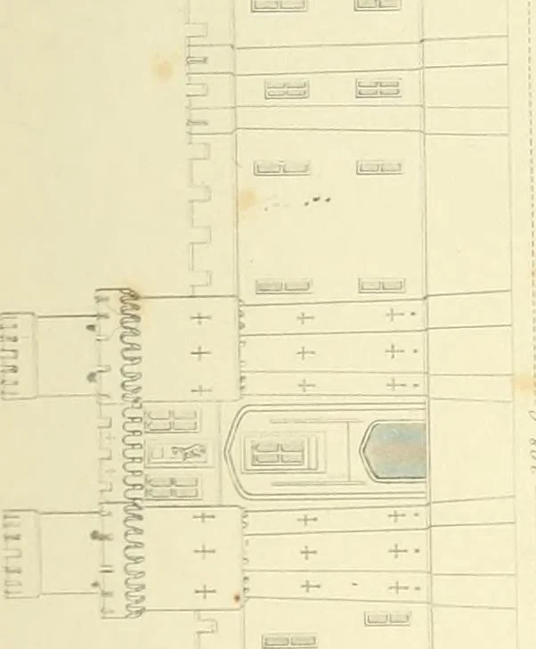 An illustration from Examples of Gothic architecture : selected from various ancient edifices in England : consisting of plans, elevations, sections, and parts at large : accompanied by historical and descriptive accounts, 1850, leaf 110