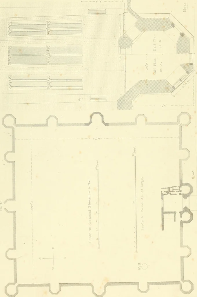 An illustration from Examples of Gothic architecture : selected from various ancient edifices in England : consisting of plans, elevations, sections, and parts at large : accompanied by historical and descriptive accounts, 1850, leaf 110