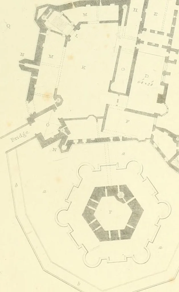 An illustration from Examples of Gothic architecture : selected from various ancient edifices in England : consisting of plans, elevations, sections, and parts at large : accompanied by historical and descriptive accounts, 1850, leaf 138