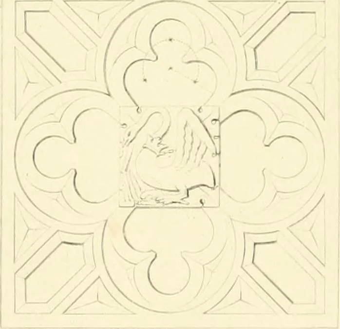 An illustration from Examples of Gothic architecture : selected from various ancient edifices in England : consisting of plans, elevations, sections, and parts at large : accompanied by historical and descriptive accounts, 1850, leaf 176