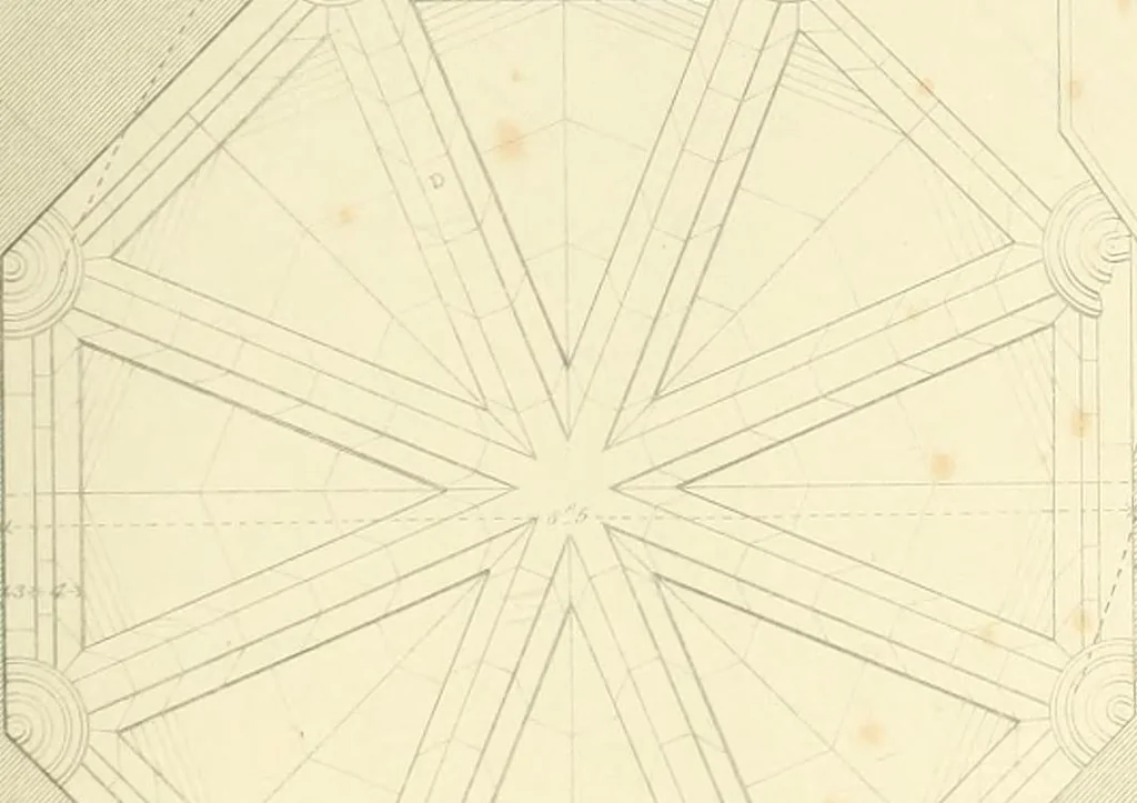 An illustration from Examples of Gothic architecture : selected from various ancient edifices in England : consisting of plans, elevations, sections, and parts at large : accompanied by historical and descriptive accounts, 1850, leaf 204
