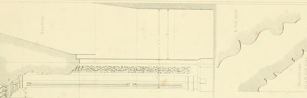 An illustration from Examples of Gothic architecture : selected from various ancient edifices in England : consisting of plans, elevations, sections, and parts at large : accompanied by historical and descriptive accounts, 1850, leaf 208