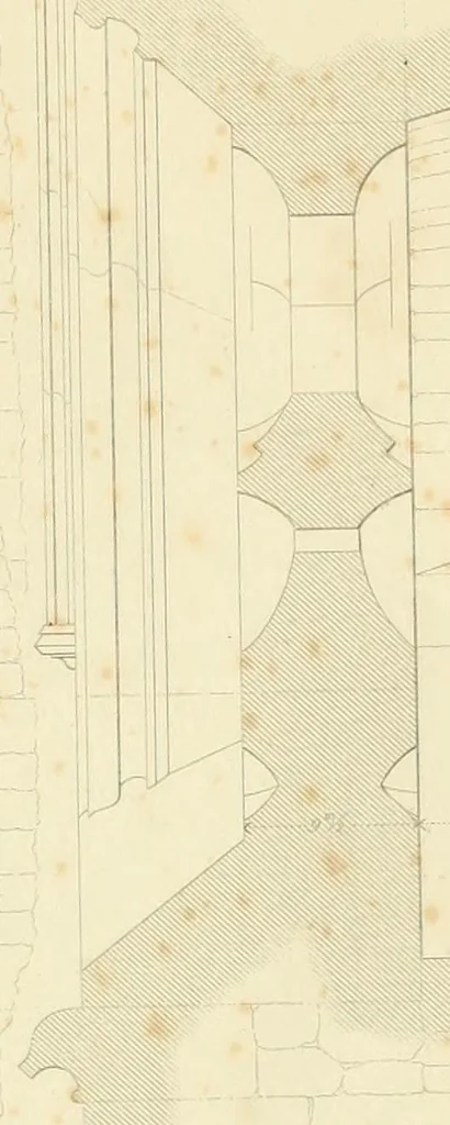 An illustration from Examples of Gothic architecture : selected from various ancient edifices in England : consisting of plans, elevations, sections, and parts at large : accompanied by historical and descriptive accounts, 1850, leaf 238