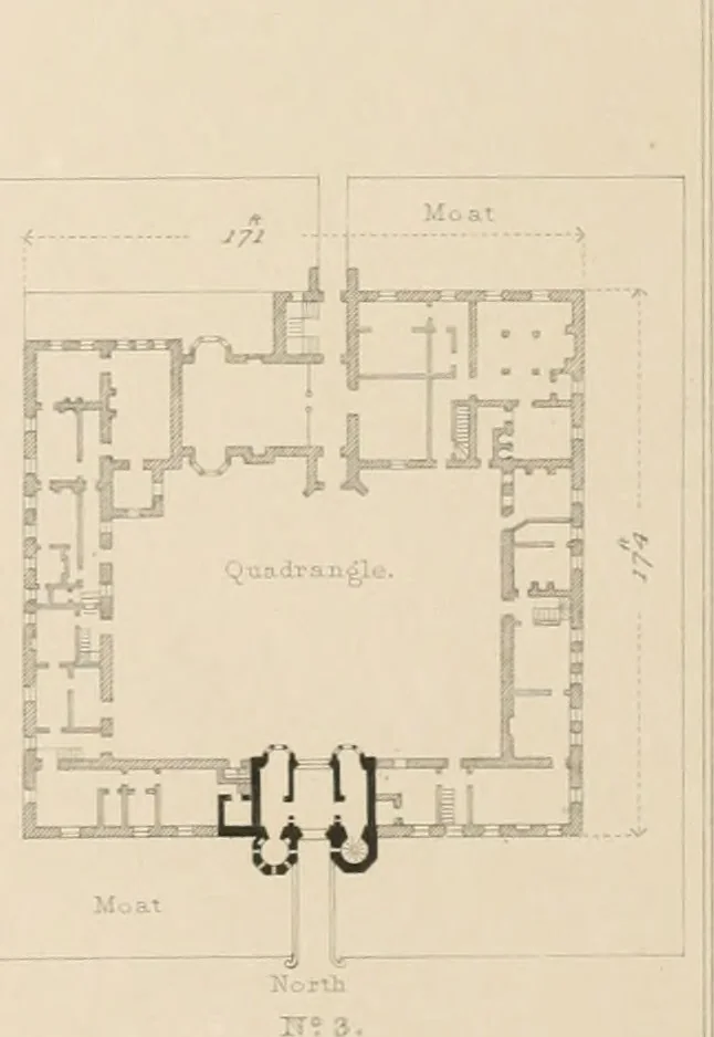 An illustration from Examples of Gothic architecture : selected from various antient edifices in England, consisting of plans, elevations, sections, and parts at large ... accompanied by historical and descriptive accounts, 1838, leaf 198