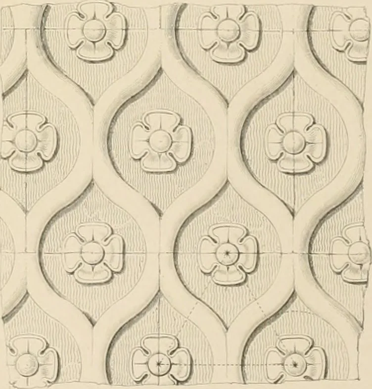 An illustration from Examples of Gothic architecture : selected from various antient edifices in England, consisting of plans, elevations, sections, and parts at large ... accompanied by historical and descriptive accounts, 1838, leaf 220