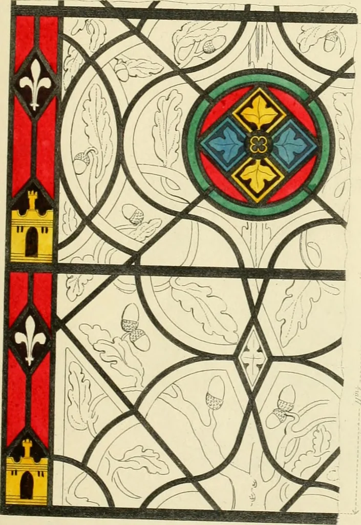 An illustration from Examples of Gothic architecture : selected from various antient edifices in England, consisting of plans, elevations, sections, and parts at large ... accompanied by historical and descriptive accounts, 1838, leaf 96