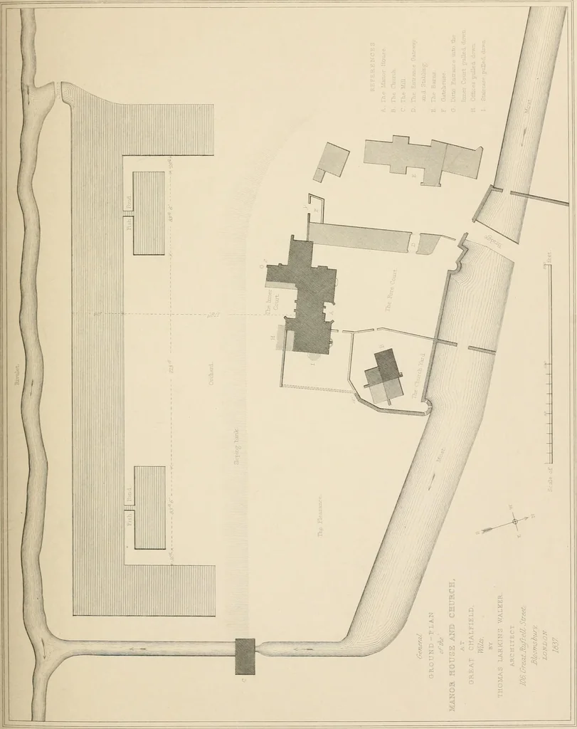 An illustration from Examples of Gothic architecture : selected from various antient edifices in England, consisting of plans, elevations, sections, and parts at large ... accompanied by historical and descriptive accounts, 1838, leaf 170
