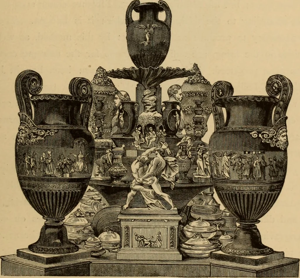 An illustration from Examples of household taste, 1875, leaf 106