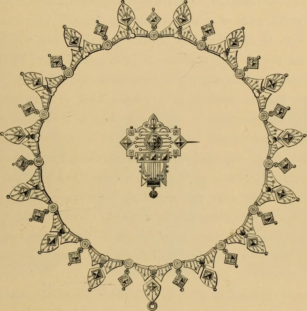 An illustration from Examples of household taste, 1875, leaf 118